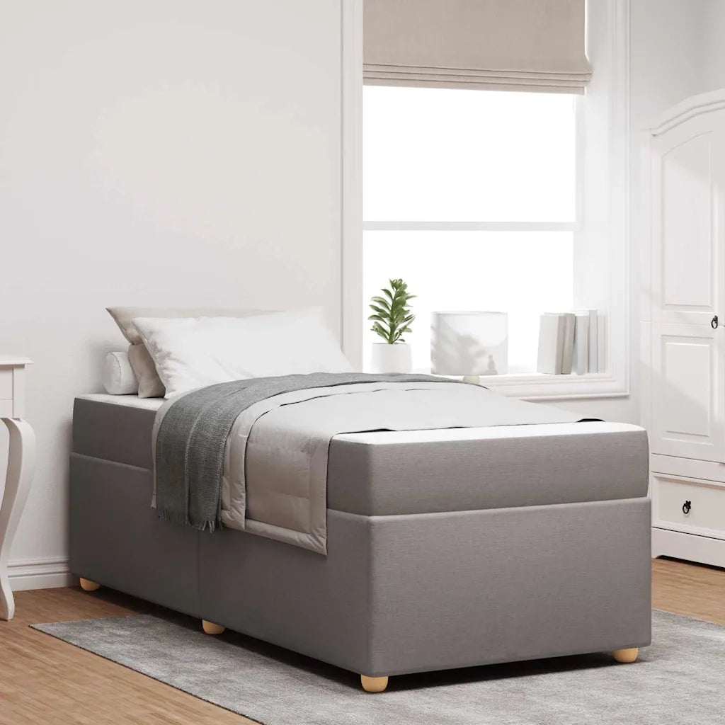 Letto singolo | Letto per adulti | Struttura del letto con materasso Talpa 90 x 200 cm Tessuto