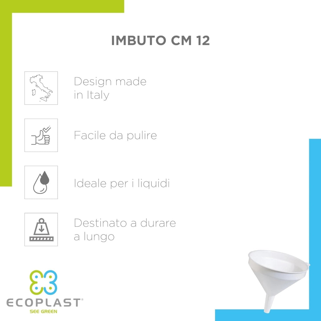 IMBUTO cm 12- 12 pezzi  - ECOPLAST