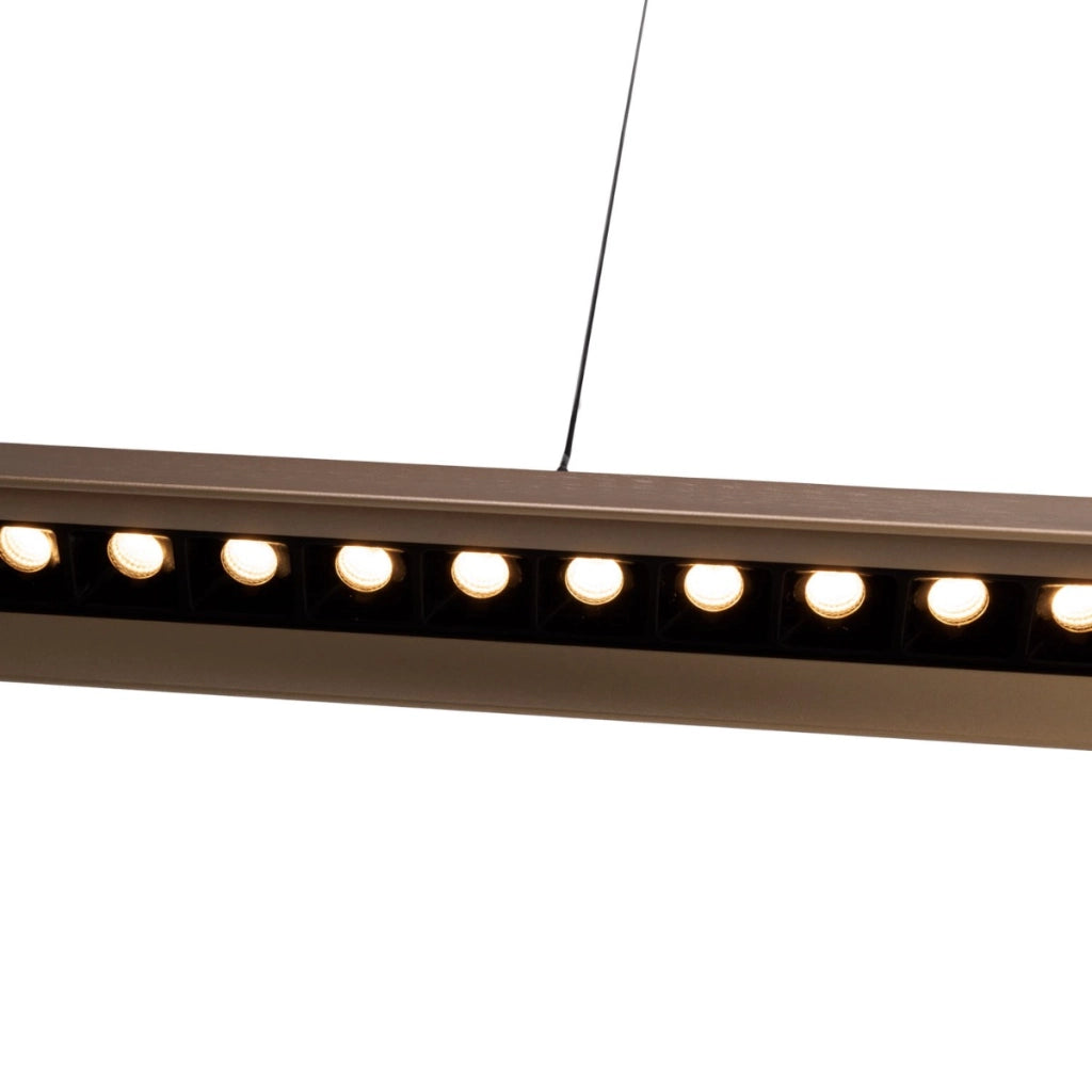 Lampada sospesa Maxlight JO-JO LED 38W nero/oro CCT