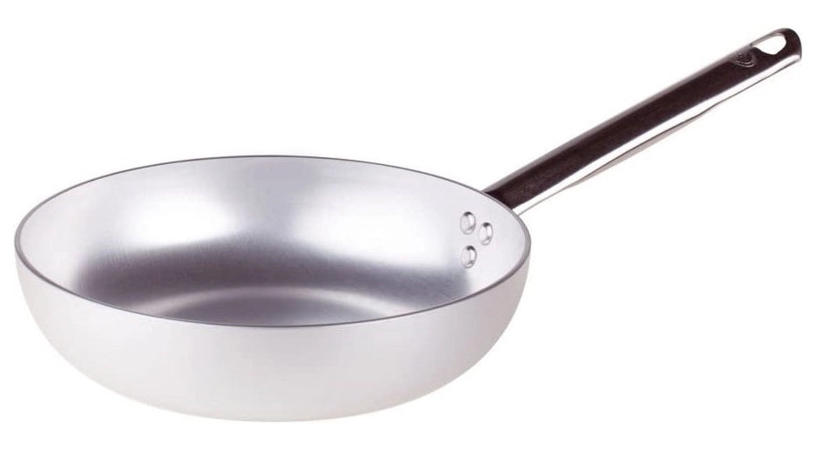 Padella Professionale in Alluminio Svasata Alta 32 cm Agnelli