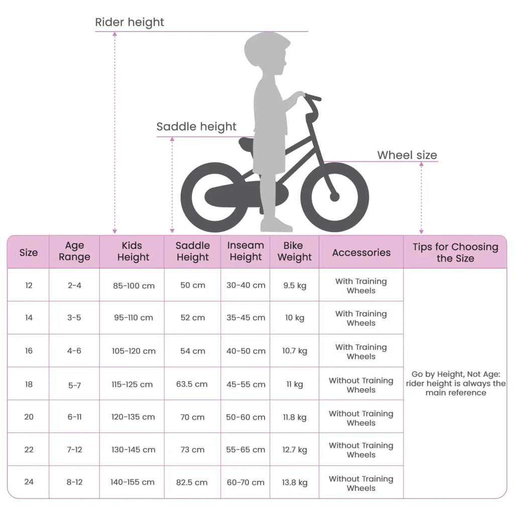 Bicicletta per Bambini 24 Pollici per 8-12 anni Bianco 42009500