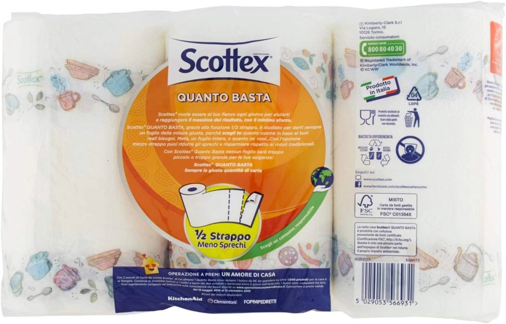 CARTA CUCINA SCOTTEX 3PZ QUANTO BASTA
