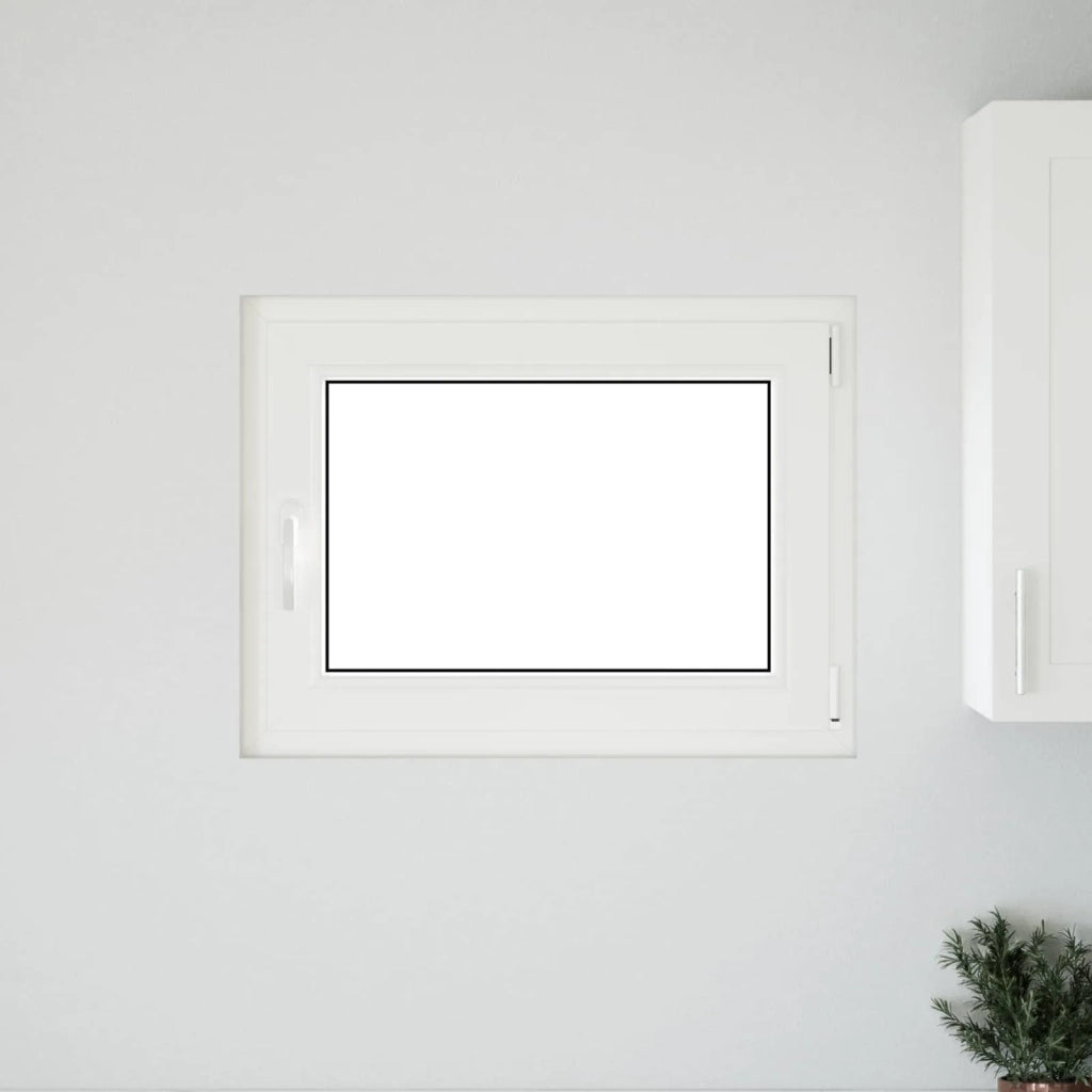 Finestra per Soffitta RISOR 80 x 60 cm PVC e Vetro Bianco CFW7551297