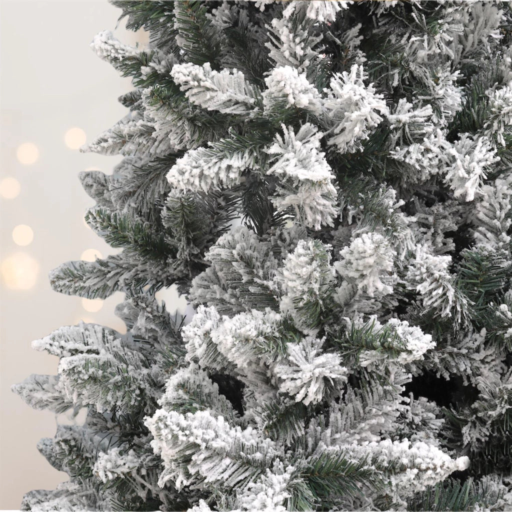 MAURY'S ALBERO DI NATALE EXTRA SLIM 150 CM INNEVATO