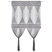 Tenda Macram¨¨ Antracite 140x240 cm in Cotone