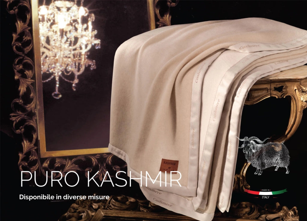 Coperta Invernale Calda In Puro Kashmire - Singolo - Kashmire