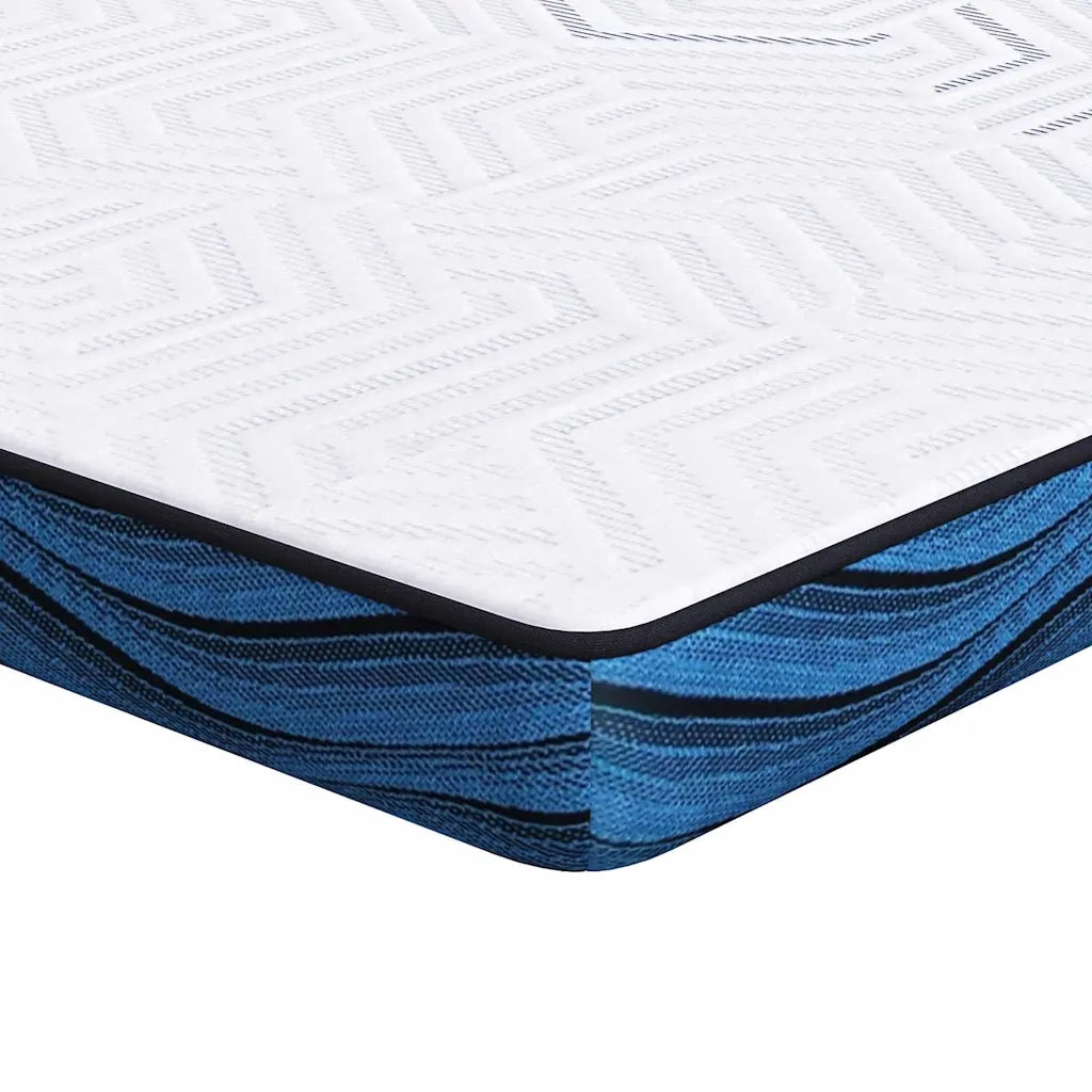 Topper per materasso Bianco 160 x 200 cm Tessuto Jacquard 4106272
