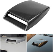 Capotto Decorativo per Auto - Accessori Auto - Sistema di Scarico Turbo - Materiale per Rimuovere la Vernice - Dimensioni 25,5 x 16,5 x 4 cm - Peso 250 g/set - Accessori per Auto