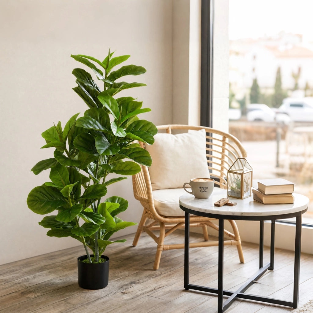 Pianta Artificiale Ficus ¨C Minimal ¨C Verde 110 cm