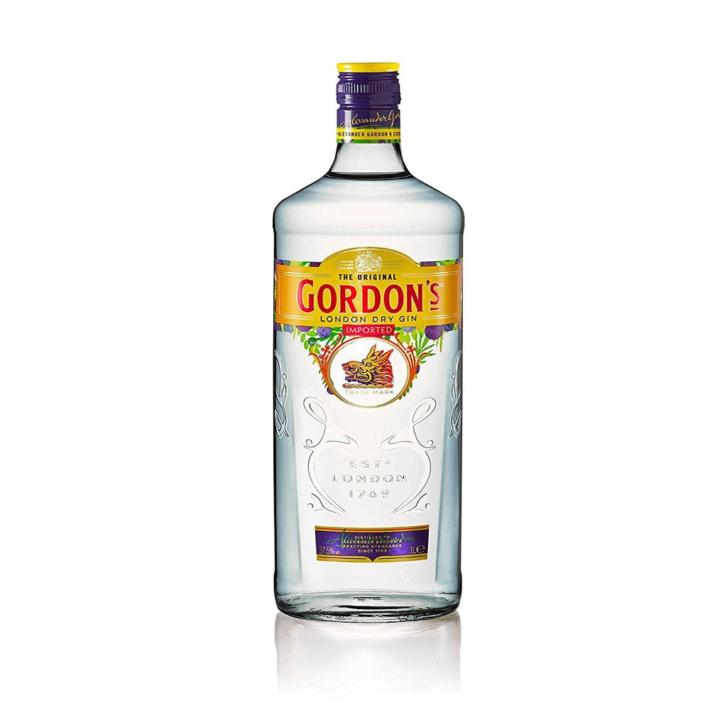 Gordon's london dry gin 37,5% confezione da 1 litro