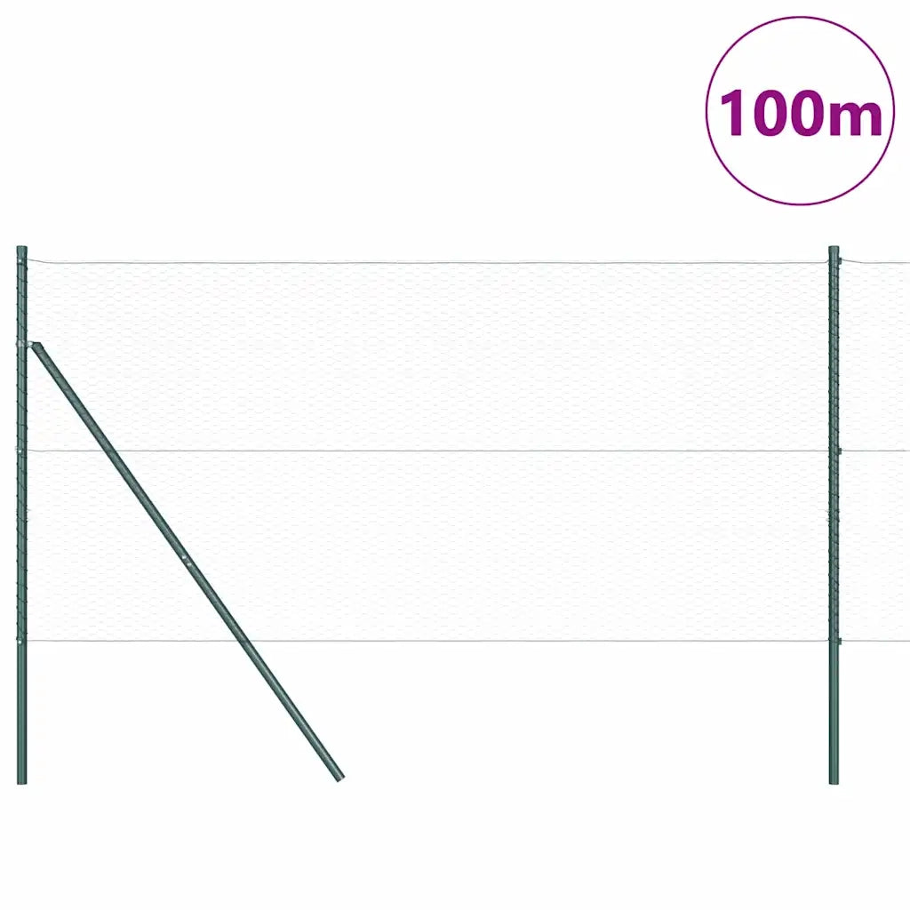 Palo della recinzione Grigio 100 x 1,4 m (maglia da 25 mm)