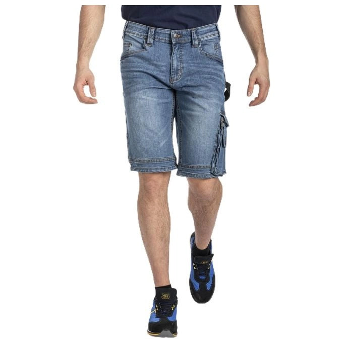 Rica Lewis 5430246 Sunjoba Bermuda da Lavoro Multitasca Jeans Stretch Fibreflex Vita Alta taglia 46 colore Blu Denim