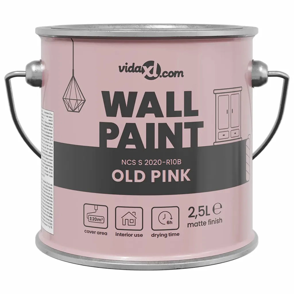 Pittura murale Rosa 2,5 L Stampa da parete CFW2763485