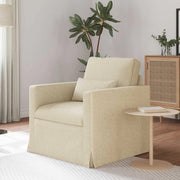 Divano Crema 78 x 78 x 80 cm Tessuto