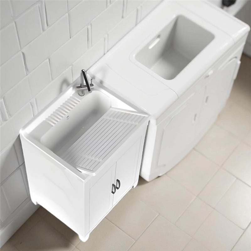 MOBILE LAVATOIO IN RESINA PER ESTERNO E INTERNO 60X50X85 CM