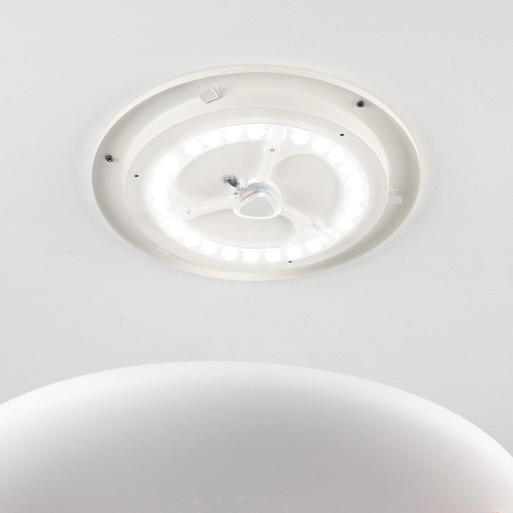 Plafoniera Moderna Level Metallo Bianco Led 37,5W 3000K Luce Calda