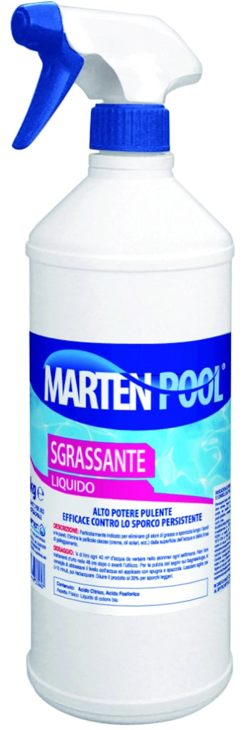 SGRASSANTE LIQUIDO CON SPRUZZINO kg. 1 12.00 pz