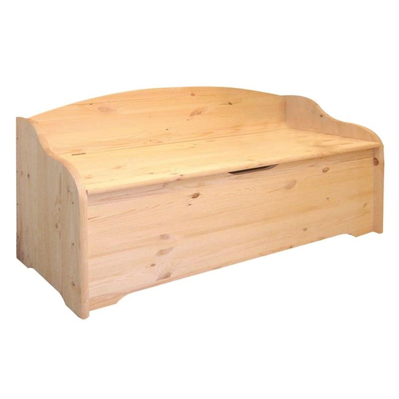 BAULE CASSAPANCA IN ABETE MASSELLO ALBERIAMO 100 X 41 X 67H CM