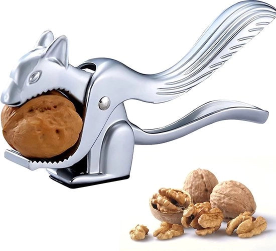 Esecutore di noci, macchina per aprire noci, cracker per noci metallico, cracker per nocciole, apripetri per noci, strumento per cracker di frutta di mare, apripetri per gamberi, gamberi granioli, noci nocciole noci walnuts