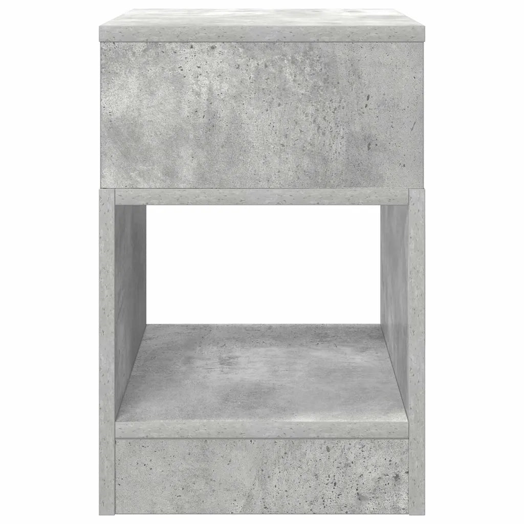 Tavolino 2 pcs Grigio cemento 30,5 x 30 x 45 cm 890903