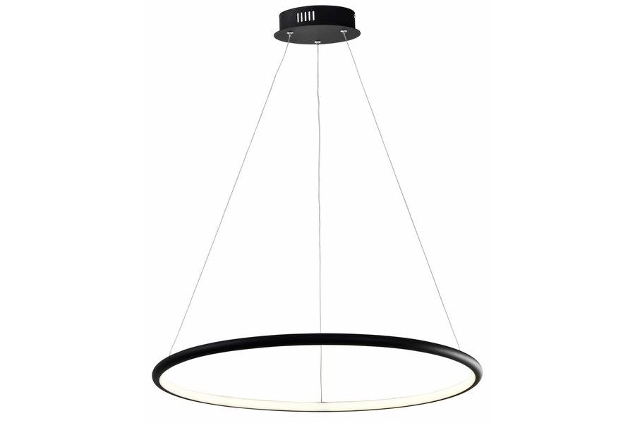 Lampada a sospensione Ragi Reality anello nero Ø62 LED36W