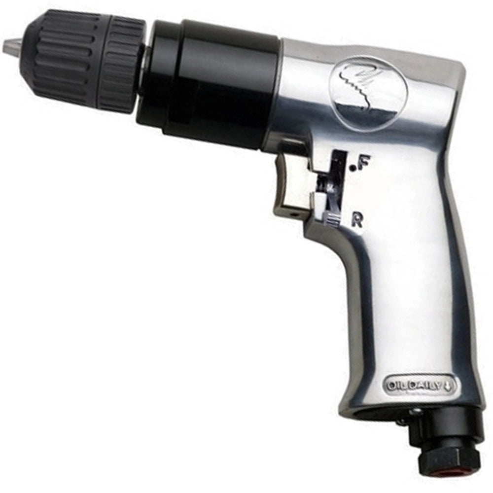 Trade Shop - Trapano Ad Aria Compressa Avvitatore Autoserrante Reversibile Con Mandrino 3/8" -