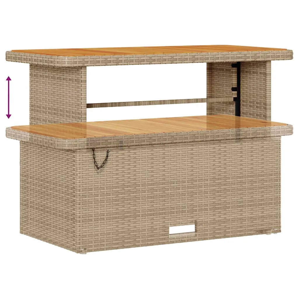 Set Divano da Giardino 9 pcs Beige e Grigio Chiaro polyrattan 3363962