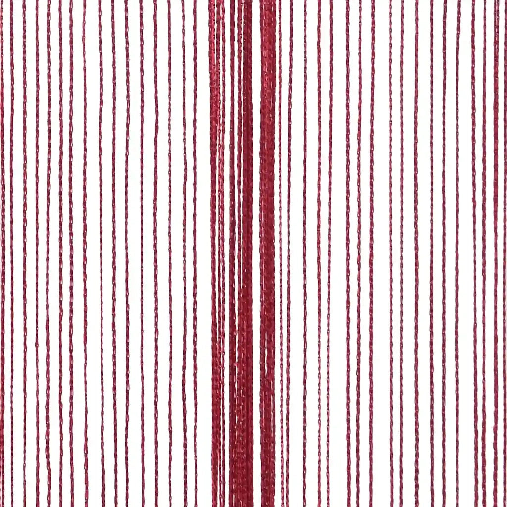 Tende a Filo 2 pz 140x250 cm Rosso Bord¨°