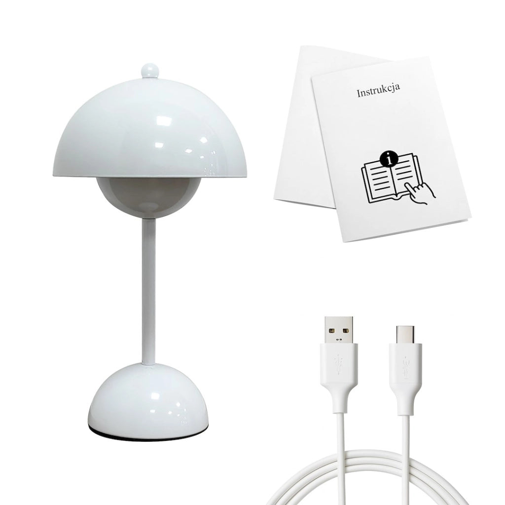 Lampada da tavolo bianca COSTA LED 3W touch 3000-6000K