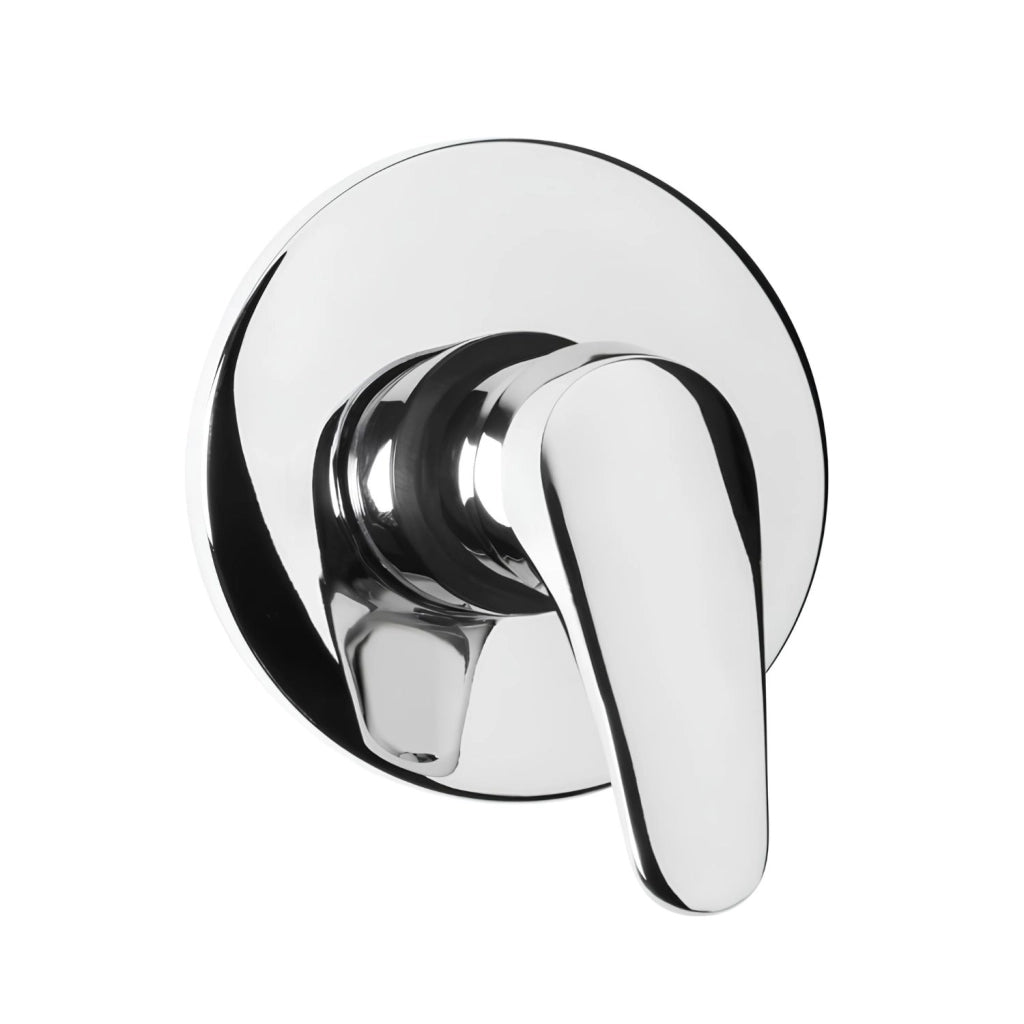 Miscelatore doccia da parete europa ad incasso ottone colore cromato bagno