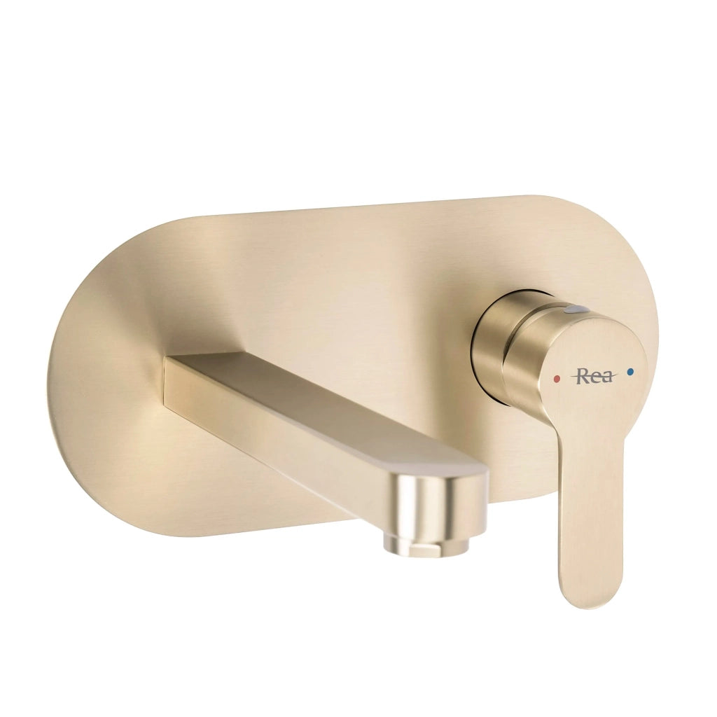 Rubinetto Da Parete Rea Arcos Brush Gold