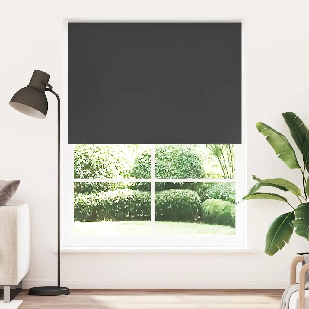 Tenda a rullo oscurante 164,4x230 cm Tessuto Larghezza 160 cm nero 240181