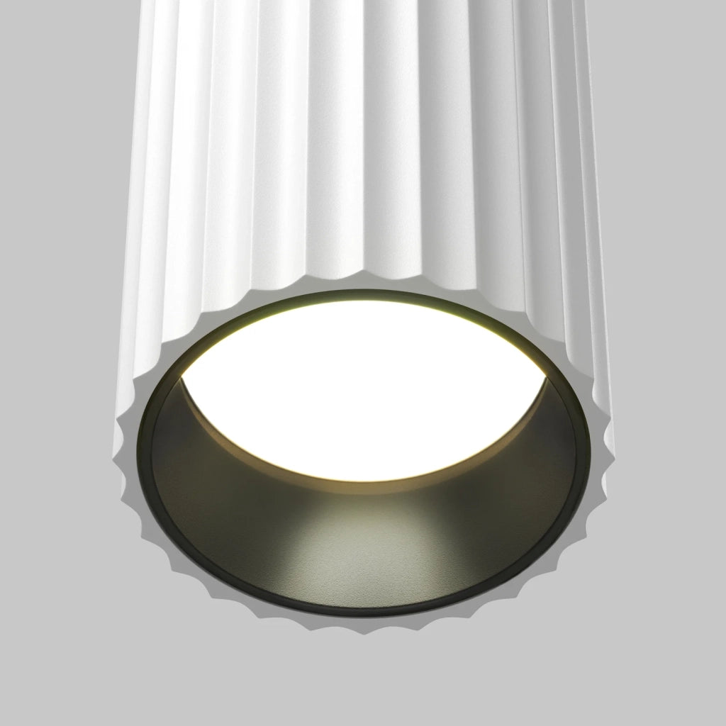Maytoni Sospensione design Calipso 1 luce GU10 bianco alluminio