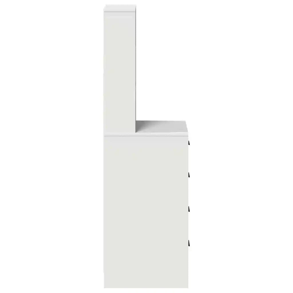 Credenza con cassetto Bianco 40 x 41 x 135 cm Legno multistrato 865046