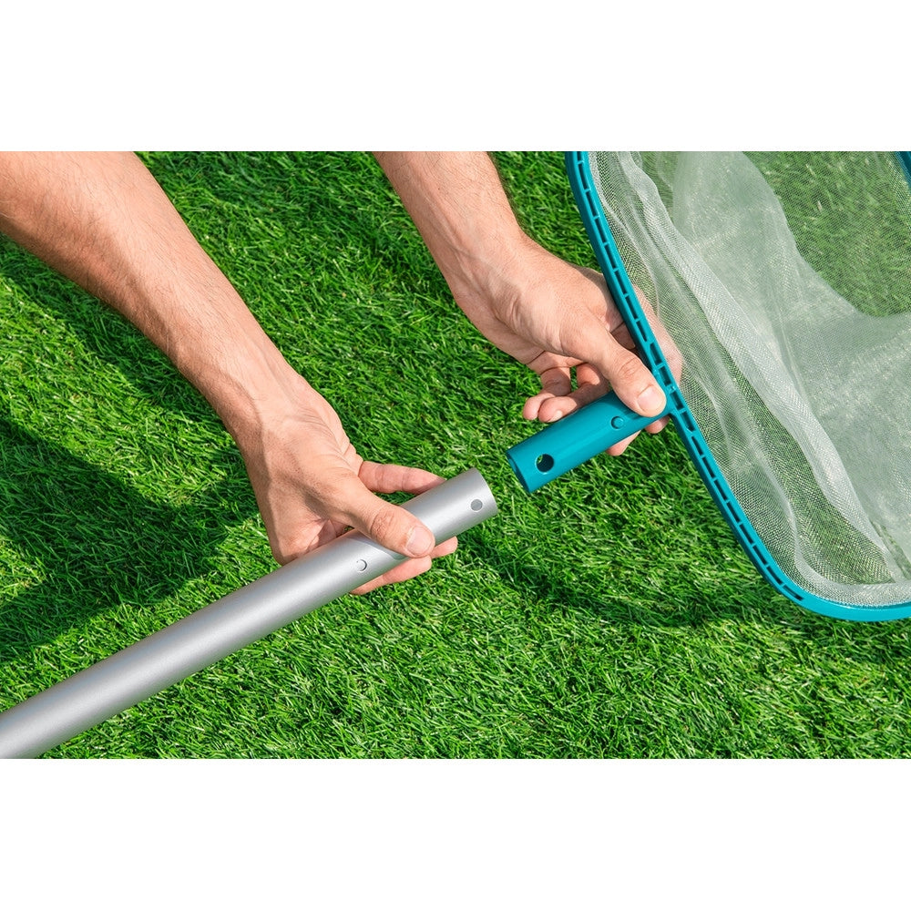 Trade Shop - Retino Di Superficie A Sacco In Poliestere Per Pulizia Piscina Da 43x21 Cm 58278 -