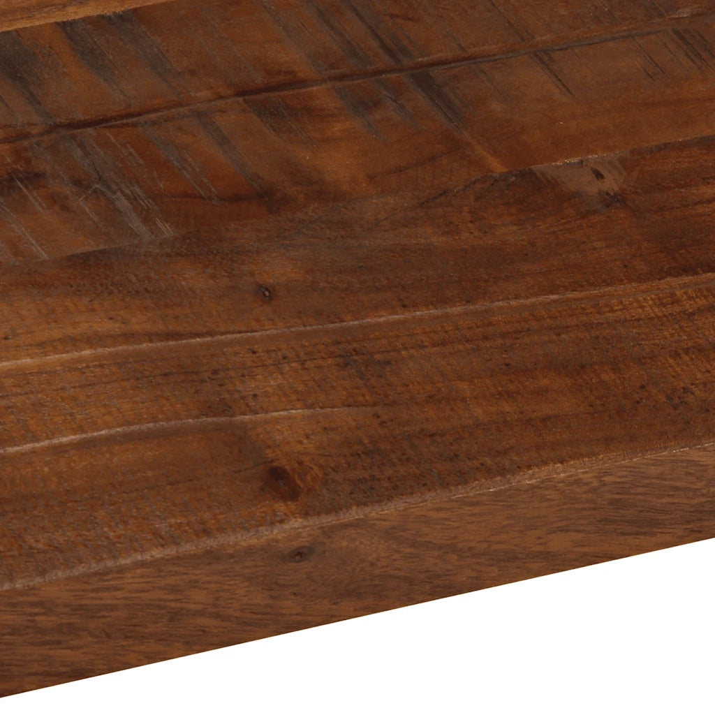 Piano Tavolo 110x30x3,8 cm Rettangolare in Massello di Recupero 371233