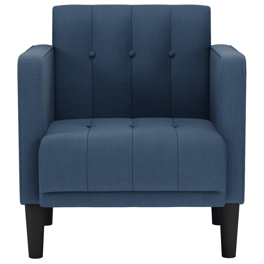 Divano Sedia con Braccioli Blu 53 cm in Tessuto 4100549