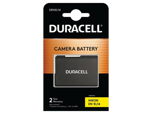 Duracell Li-Ion batt. 1300 mAh per Nikon EN-EL14 / EN-EL14a