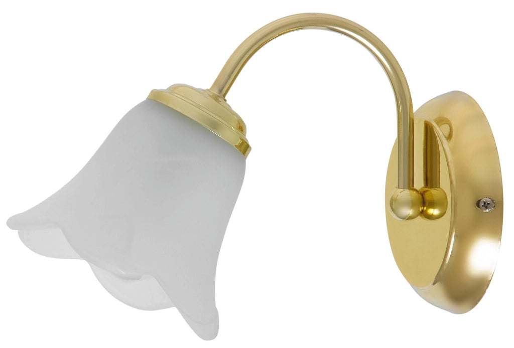 Applique classica Rafaella oro vetro E14 Rabalux 7231
