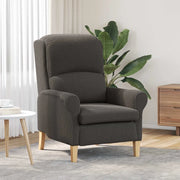 poltrona Grigio scuro 76 x 94 x 102 cm Tessuto Sherpa morbido