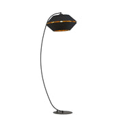 Piantana Moderno Bellerofonte Acciaio Nero 1 Luce E27 Ip20