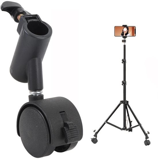 Set di ruote per lampada 360° rotante - Set di tre ruote a sfera con rotazione - 16 mm diametro di montaggio - installazione facile - ruote silenziose