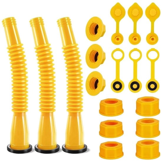 Set di sostituzione per costruzioni robuste - morsetto a sei punte - morsetto antiscivolo - adatto per serbatoi di carburante da 1/2/5/10 galloni - facile da utilizzare - soluzione affidabile - morsetto di carburante
