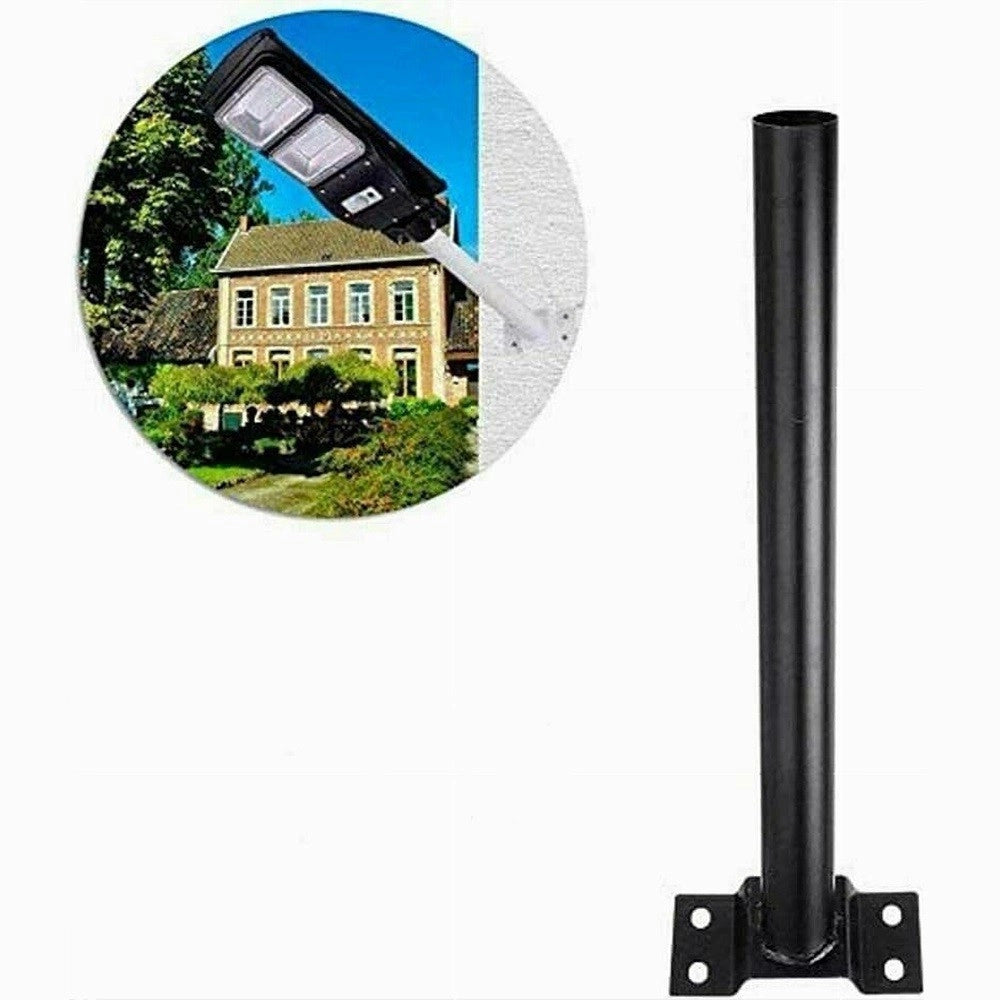 Trade Shop - Staffa Palo Per Lampione Solare Stradale Supporto In Metallo Staffa Muro Parete -