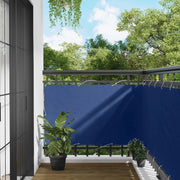Schermo da balcone-Pannello per balcone Blu 100 x 300 cm Tessuto Oxford