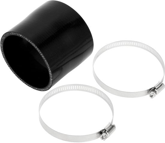 Silicone Slang 4 laags - Diametro interno 76mm - Diccia 5mm - Nero - Resistente a elevate temperature - Adatto per liquido refrigerante - Slang di raffreddamento