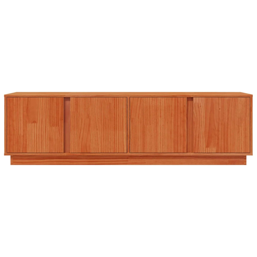 Mobile TV | Armadietto TV | Mobile Porta TV Marrone Cera 140 x 40 x 40 cm Legno di pino massiccio