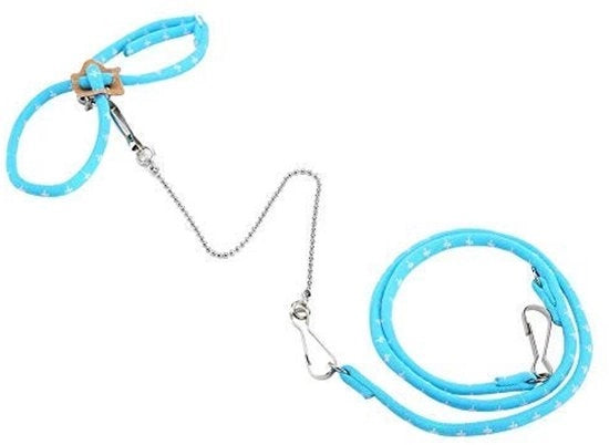 Cintura di allenamento per hamster estensibile - Leash all'aperto - Cinturino anti-mordicchio - Inclusa collare - Foderato con cotone soffice - Comodo e duraturo - Cintura per animali