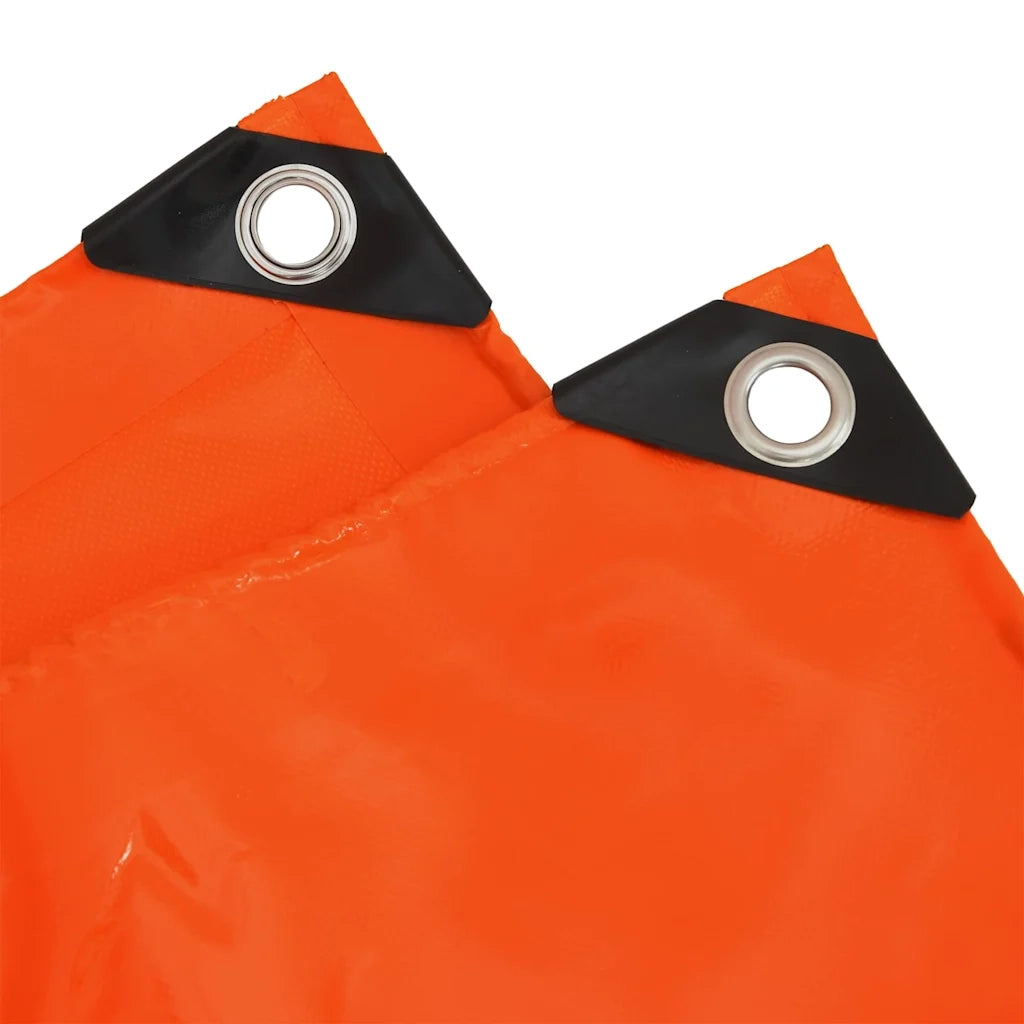 Telo 650g / m² Arancione 1,5 x 2 m Tela con rivestimento in PVC 42017795