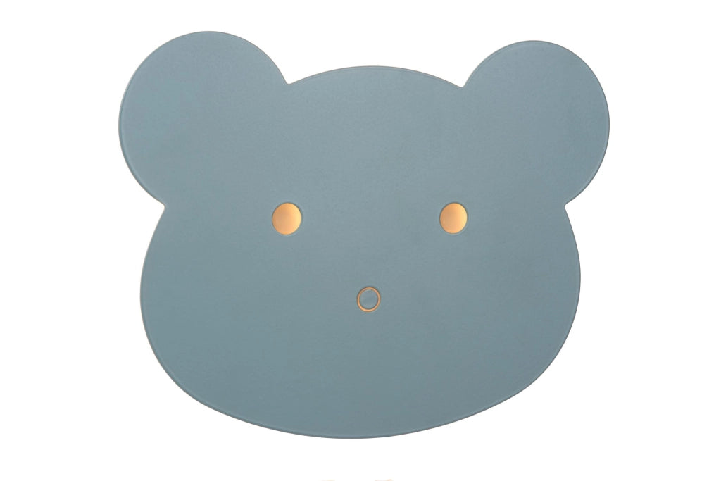 Applique LED bambini CHARLIE 7W blu metallo IP20 Lucide